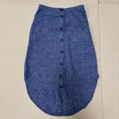 値下げ★リネン混　ロングスカート