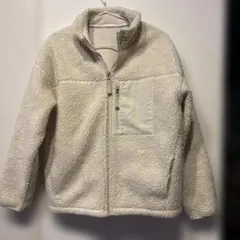 ボアジャケット アイボリー S