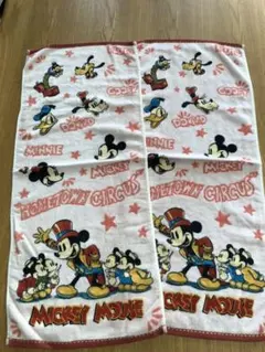 新品⭐️ ミッキーマウスフェイスタオル２枚組