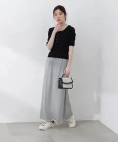 PROPORTION BODY DRESSING 裏毛ナロースカート