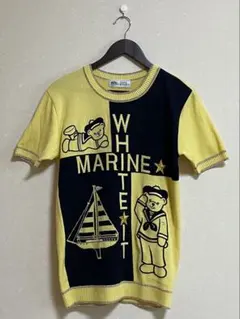 WHITE ITARIYARD 日本製　昭和レトロ　サマーニット/セーター