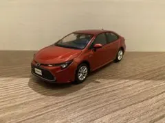 カローラ カラーサンプル ミニカー スカーレットメタリック 専用箱付