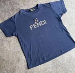 FENDI ロゴ 半袖 Tシャツ ネイビーのサムネイル