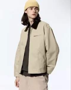 GU ウォッシュドコットンワークジャケット　2色セット