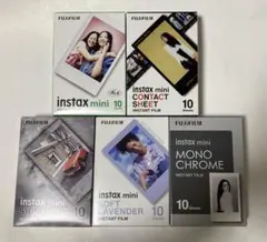 富士フイルム　チェキ　インスタックスミニ　instax　mini　バラエティー