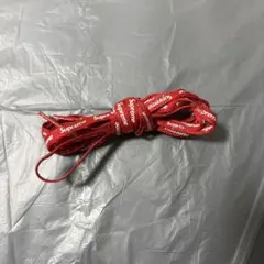 Supreme レッド 靴紐　シューレース