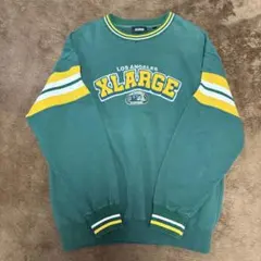 XLARGE グリーン スウェット トレーナー