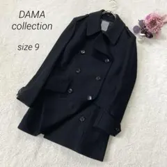 【あいあい様専用】ダーマコレクション　ウールピーコート　　アンゴラ混　ブラック