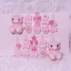 女児 ゴテゴテ 平成 ネイルチップ 地雷 量産 イベント ライブ 推し