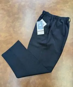 ②新品 M メンズ紳士 夏用 お父さんのこだわりパンツ スラックス 濃紺のサムネイル