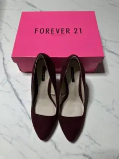 FOREVER 21 バーガンディ ハイヒール