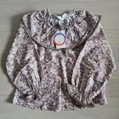 バースデイ テータテート 花柄 長袖 ブラウス 110cm 女の子 ママコラボ