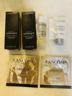 ランコム美容液、化粧水、クリームサンプル