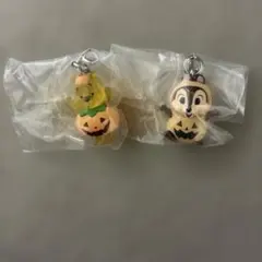 ディズニーキャラクターめじるしアクセサリー ハロウィン プーさん チップ 2個