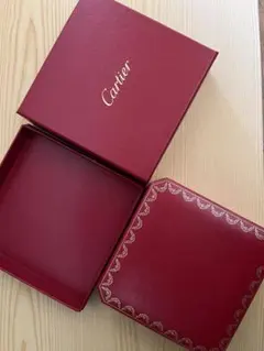 ◆美品◆Cartier ギフトボックス 赤　ネックレス⭐︎お洒落⭐︎プレゼント♪