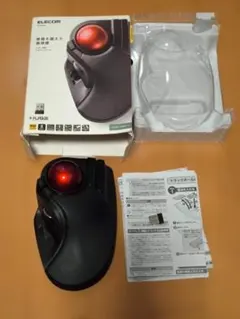 ELECOM HUGE ワイヤレストラックボールマウス　M-HT1DRBK
