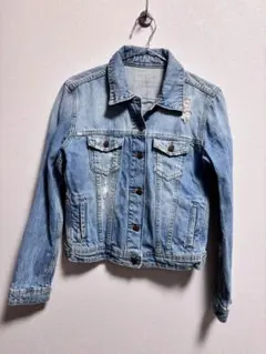 ZARA ダメージデニムジャケット XL A 2026年最新】zara デニムジャケット ダメージの人気アイテム - メルカリ