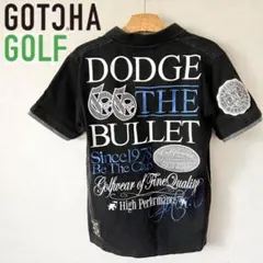 GOTCHA GOLF 前後刺繍　ポロシャツ ゴルフシャツ　厚手　Mのサムネイル