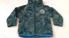 キッズ BEAMS mini 迷彩フリースジャケット
