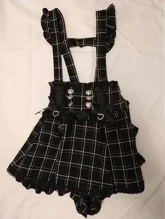 ❤︎LIZLISA❤︎ レースアップサスペンダー付スカパン - メルカリ