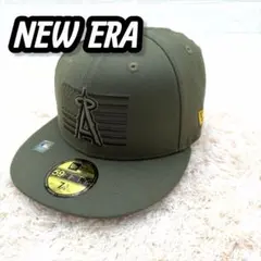 【新品⭐️】ニューエラ 59FIFTY エンゼルス 軍隊記念日 オリーブ 7のサムネイル