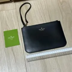 【新品】ケイトスペード kate spade レザー クラッチバッグ サブバッグ