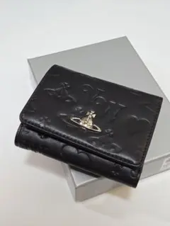 新品未使用 Vivienne Westwood 三つ折り財布 ブラック - メルカリ