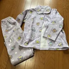 すみっコぐらし　青い月夜のまほうのコ　フリースパジャマ120㎝