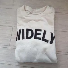 WIDELY 長袖 トレーナー M クリーム オーバーサイズ ワンピース