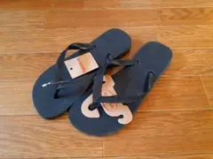 新品未使用　ハワイアナス　ビーチサンダル　39-40　ブラック