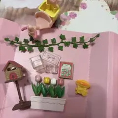 シルバニアファミリー 小物セットポスト　チューリップ赤ちゃんおもちゃ