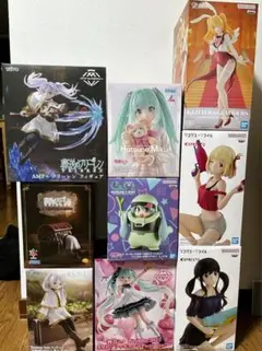最新プライズフィギュアまとめ売り9体