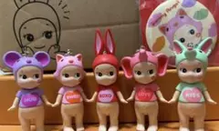 ソニーエンジェル　キスキスシリーズ 5体セット　ミニフィギュアチャーム第2弾