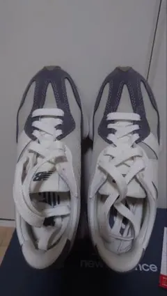 【超美品】new balanceニューバランス 327 23.5cm グレー系