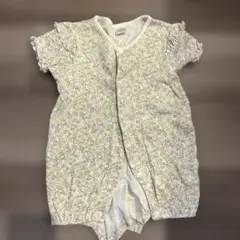 ロンパース　コットン100 サイズ80 花柄