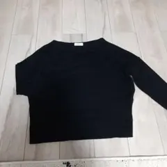 bullie de savon ブラック ニットセーター F