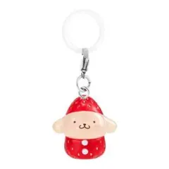 ポムポムプリン めじるしアクセサリー いちご ガチャガチャ サンリオ チャーム