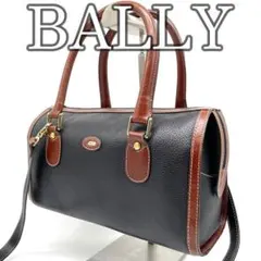 y-yu様【レア】BALLY　ミニボストンバッグ　2way ショルダーバッグ　黒