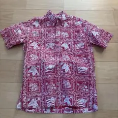 Reyn Spooner ハワイアンプリント 半袖シャツ