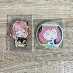 SPY×FAMILY アーニャ アクスタ 缶バッジ