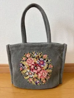 FEILER ハンドバッグ グレー 花柄のサムネイル