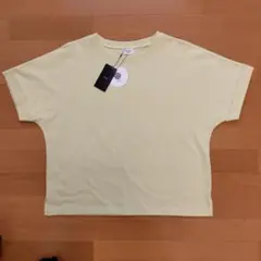 アーバンリサーチ　ドアーズ　コットンロールスリーブプルオーバー　イエロー　M