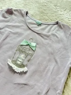 TOCCA鳥かご Tシャツパープル150