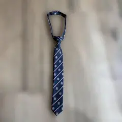 COMME CA ISM ネクタイ Lサイズ ネイビー ストライプ