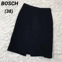 BOSCH ボッシュ　ウールスカート　黒　ブラック　タイト　38 秋冬向けのサムネイル