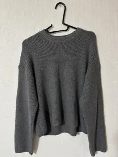 GAP グレー リブ編み ニットセーター XS