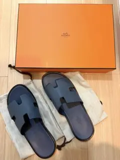 HERMES エルメス イズミール サンダル レザー 26.5cm相当 - メルカリ