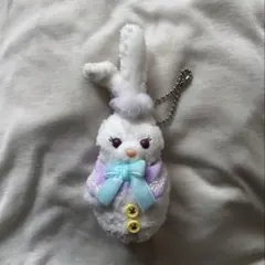 ディズニー　ステラルー　雪だるま　ぬいぐるみチャーム