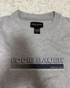Eddie Bauer グレー スウェット　ロゴ