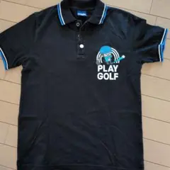 laundry PLAY GOLF ポロシャツ S ブラックのサムネイル